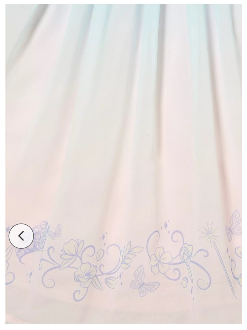 NWOT Wicked Glinda Blue Ombré Dress - BoxLunch Exclusive - Picture 6 of 15
